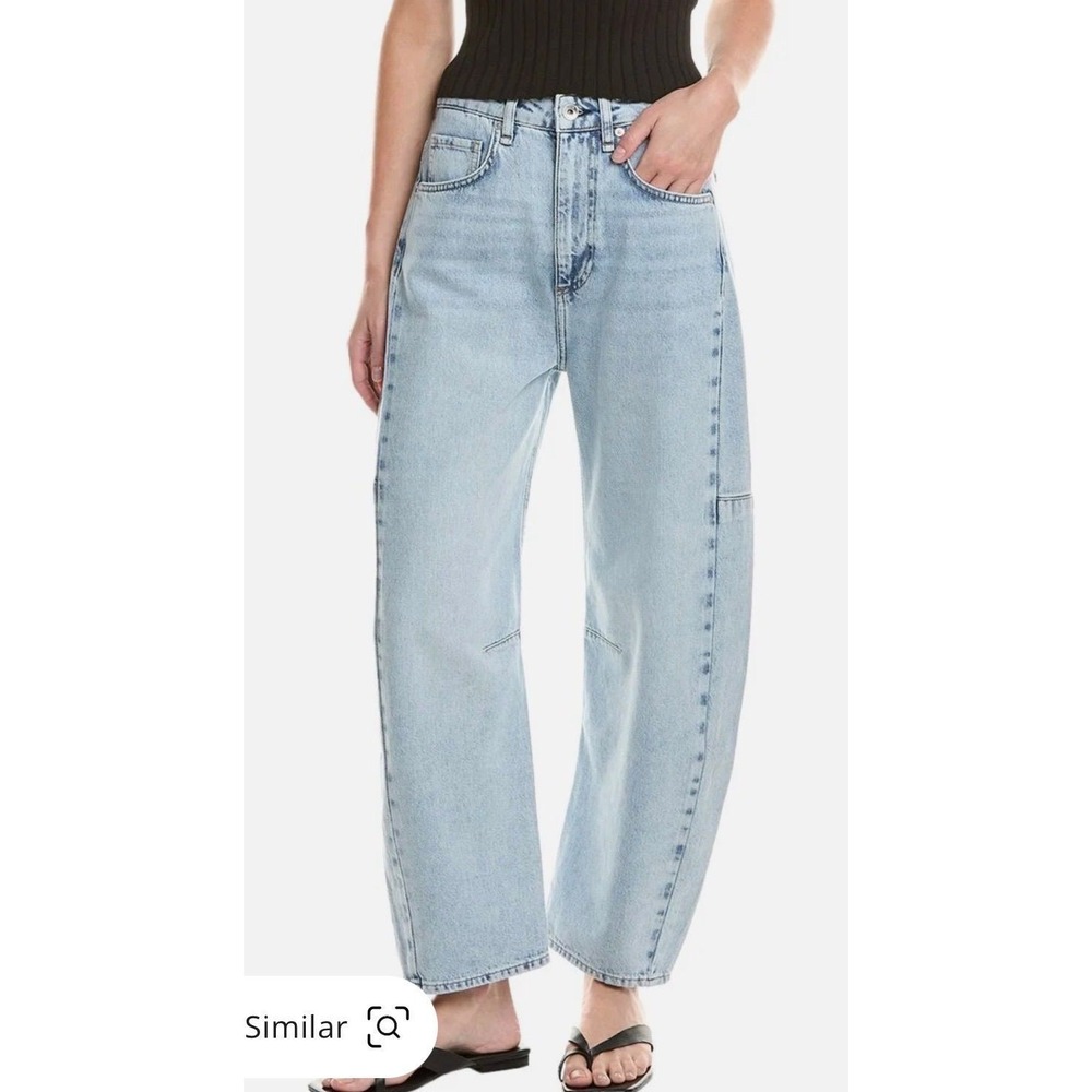 192. NWT Rag & Bone The Chase High-Rise Barrel Jean